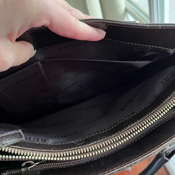 Burberry Nova Check Leather Trim Square Bag - Picture 4 of 16